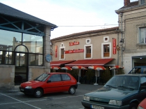 After Game Celebration at Bar in Saint-Astier